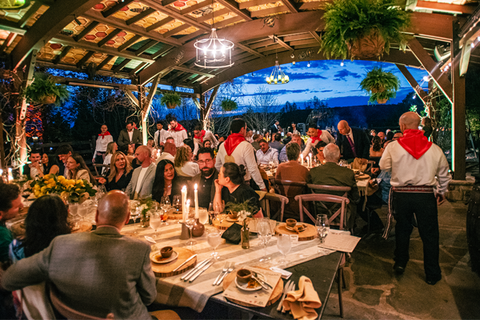 Italian Supper in the Garden