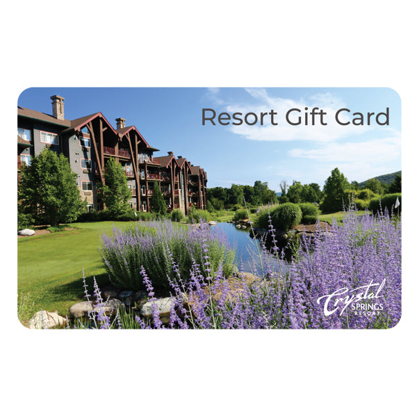 Resort Gift Card Crystal Springs Resort