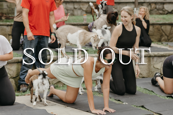 2026 Goat Yoga [Sat 9:30am]
